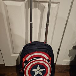 Captian America Rolling Backpack 