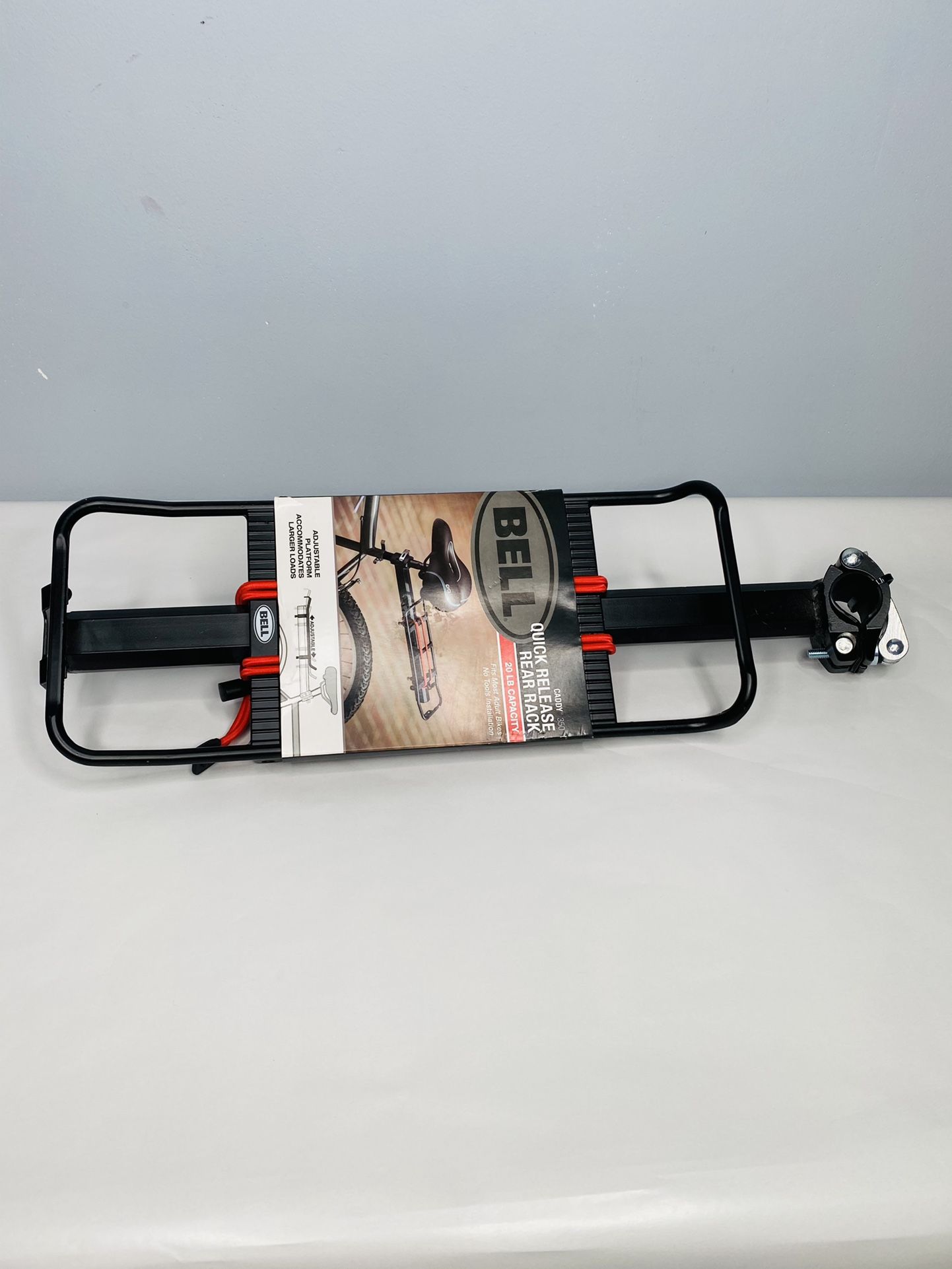 BELL Caddy 350 Quick Release Rear Bike Rack 20 lb. Adjustable Platform Bicycle. Condition is "New". Shipped with USPS Priority Mail. Fast shipping 