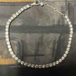 Pandora Silver Sparkling Tennis Bracelet 