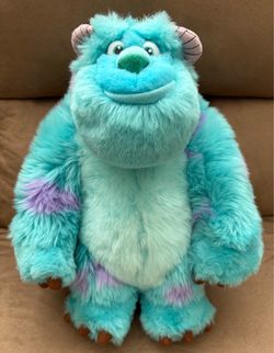 Disney Parks Authentic Monsters Inc. Sulley Plush 13” - Excellent Like-New Condition