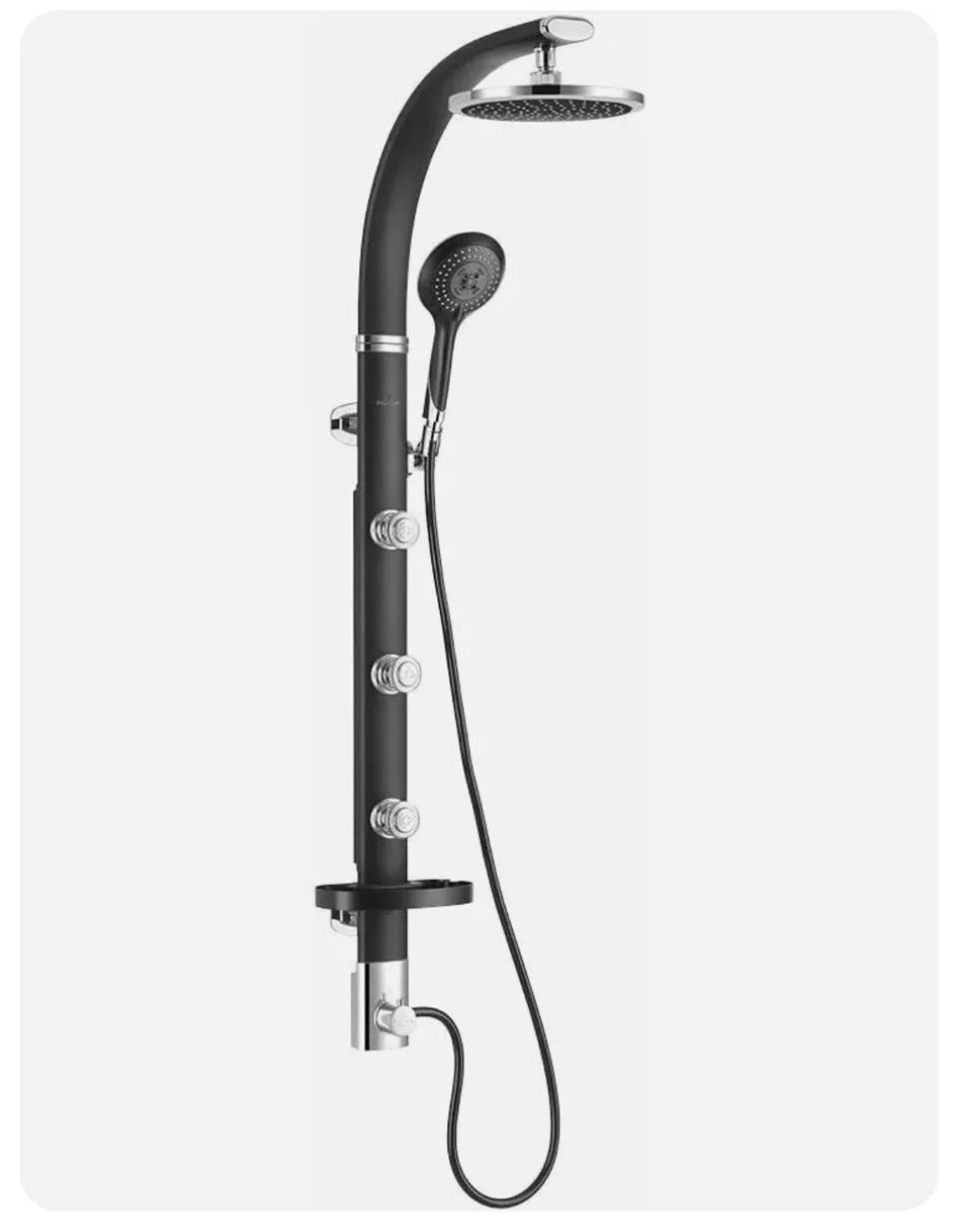 PULSE ShowerSpas 1017-B Bonzai Shower System with 8" Rain Showerhead