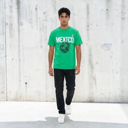 Gildan Men’s Mexico Soccer Fan Green Short Sleeve Graphic T- Shirt Sz XL