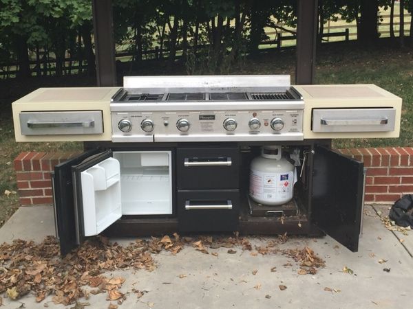 Charmglow Gourmet 95 In Luxury Island With Dual Fuel Gas Grill Luxury Island With Dual Fuel Gas Grill
