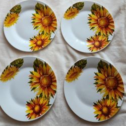 Sunflower Plates (4)