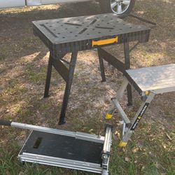 Tile Cutter And 2 Work Bench