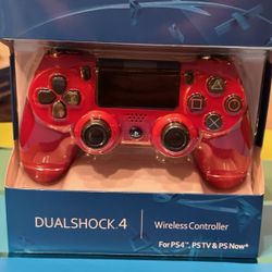 Red Sony PlayStaton 4 DualShock 4 Controller PS4