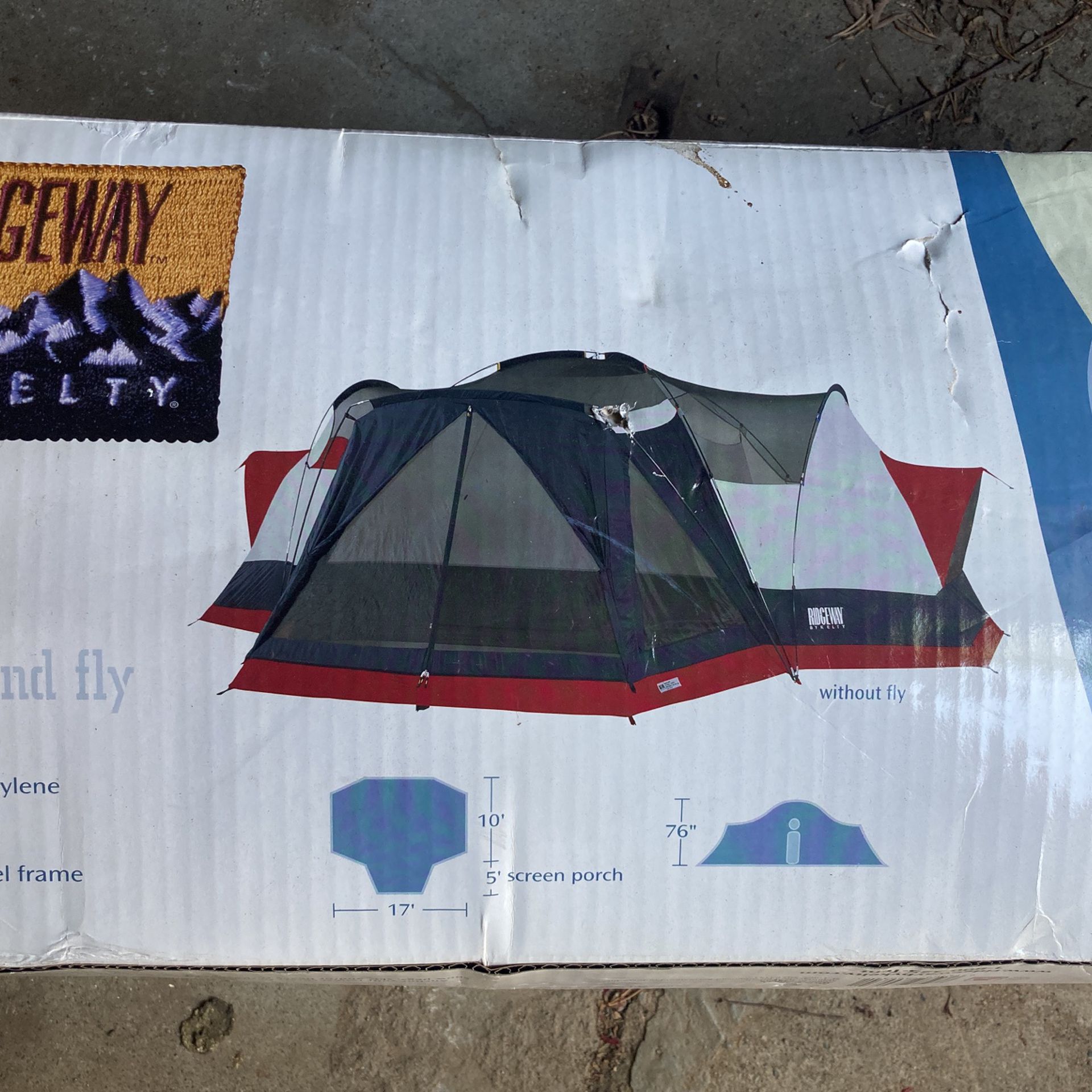 Ridgeway Kelty 4 Room Family Dome Tent