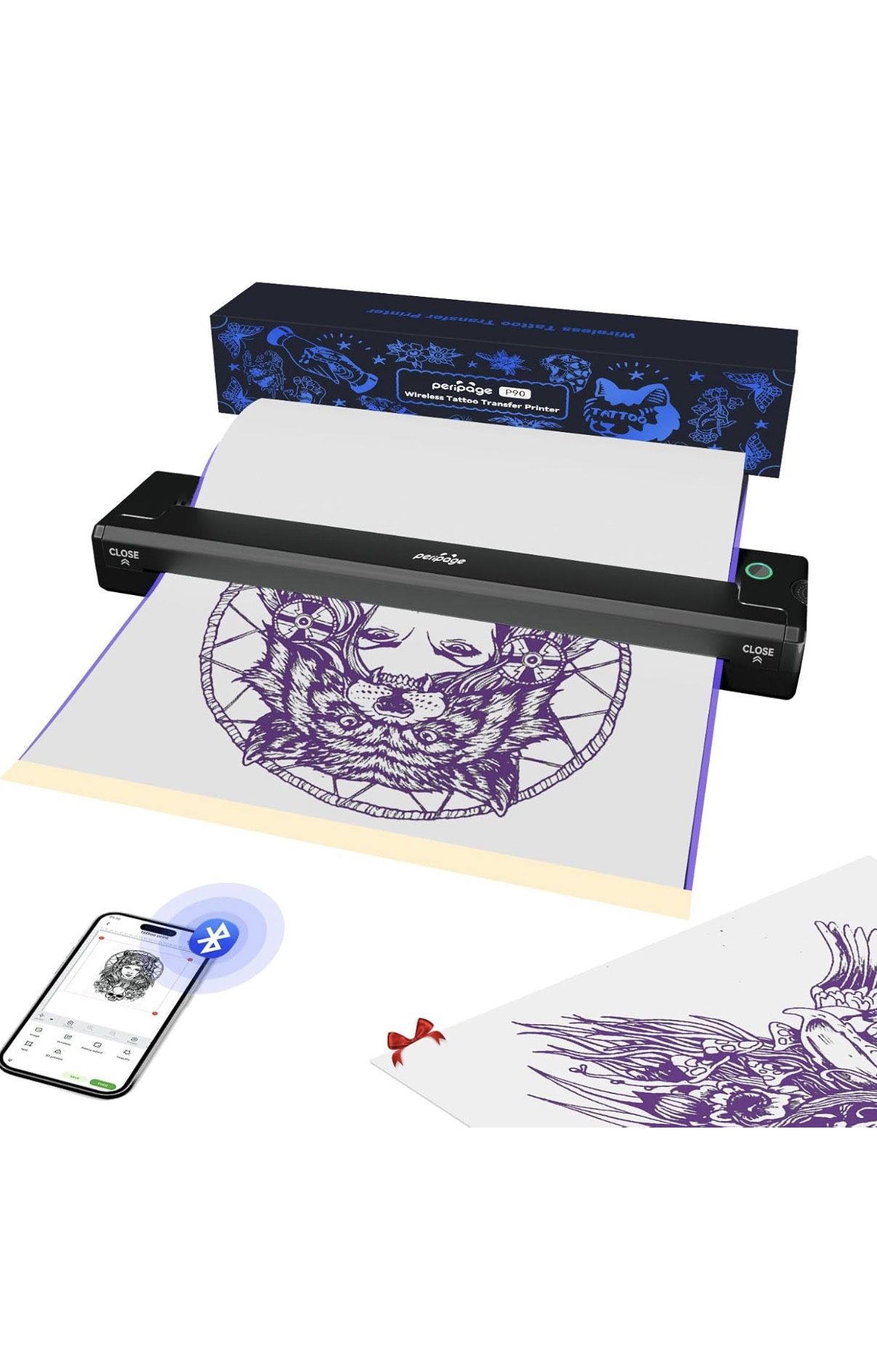 Brand new portable tattoo stencil printer. Fast, clean, and super easy to use.