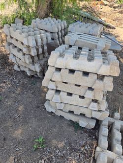 Cement turf block pavers , 31 of them