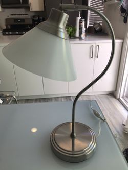 Desk, table top lamps