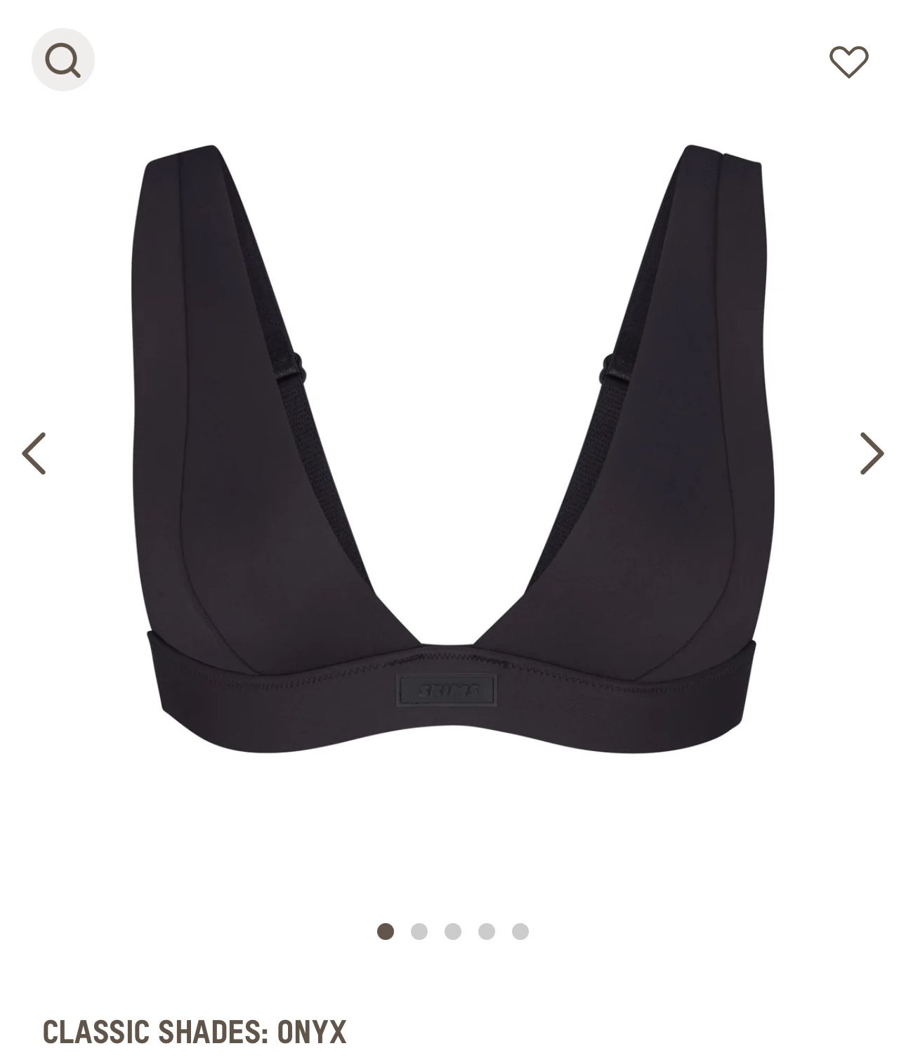 Skims Bikini Plung Top