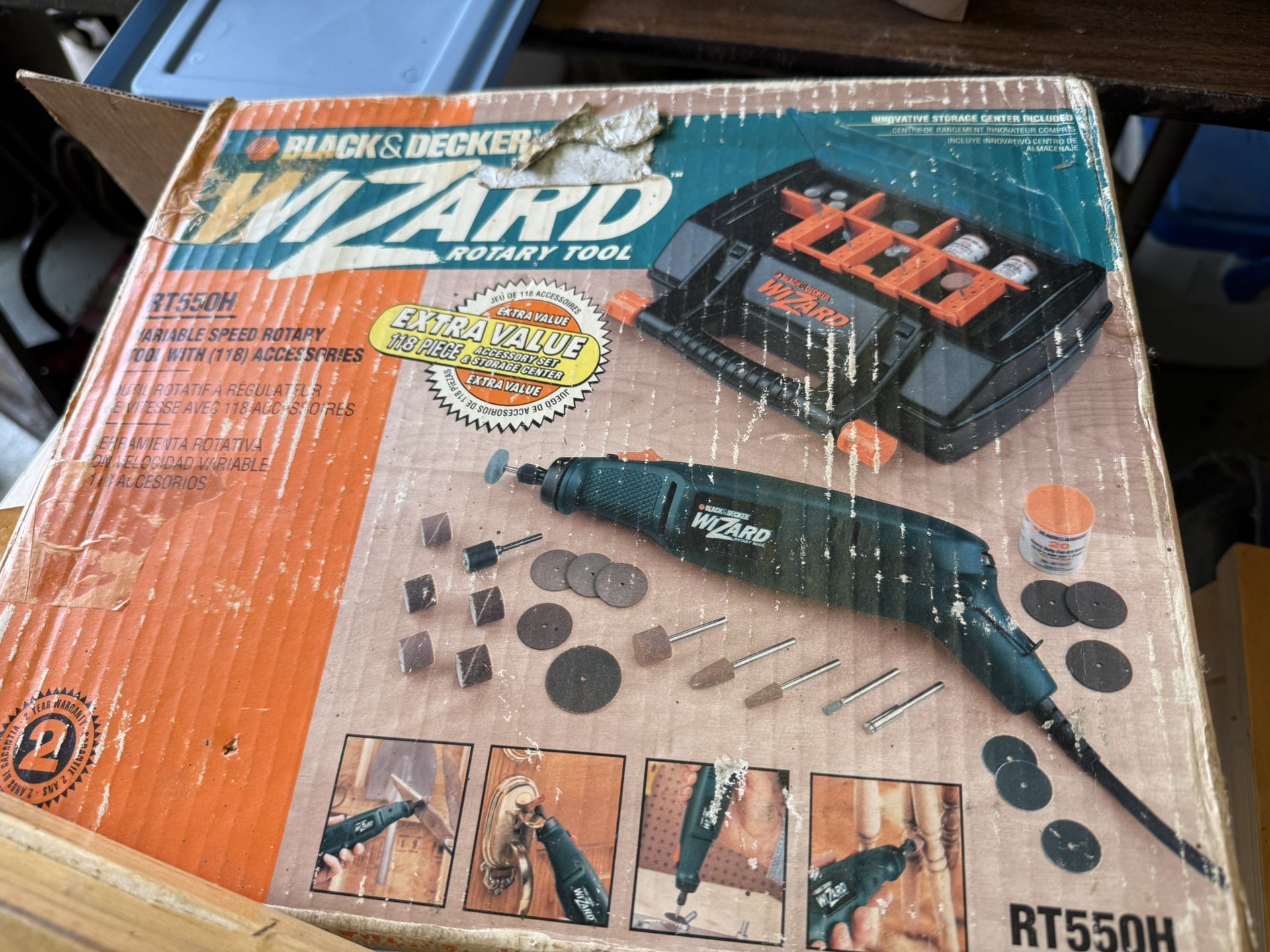 Black and decker wizard Rotary Tool