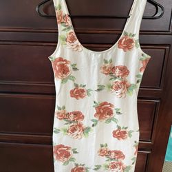 Floral Sheath Tank Dress 