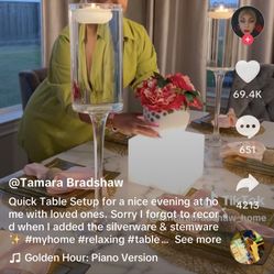 Wedding Decor-Centerpiece Vases (16 Total) 