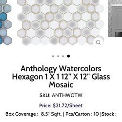 30 Sheets Anthology Hexagon Tradewinds 