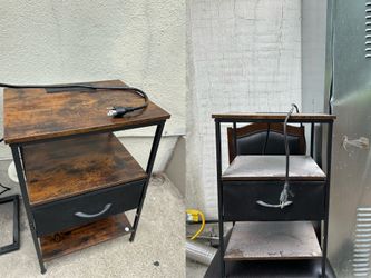 Nightstand with charge station