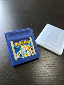 AUTHENTIC POKEMON BLUE VERSION WITH DUST COVER CASE