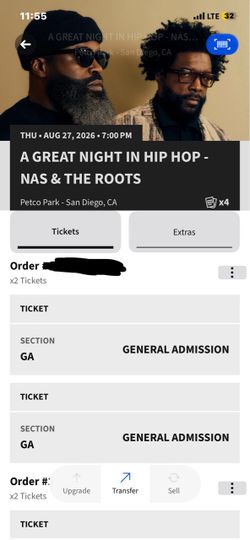 Nas petco park 8/27/26