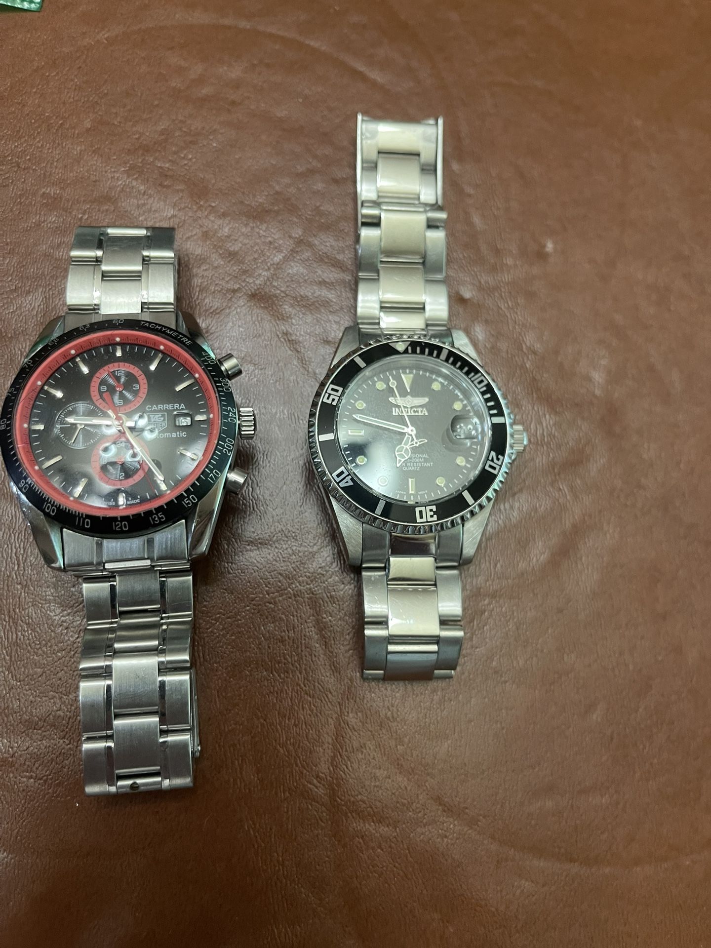 Invicta And Tag Heuer Watch