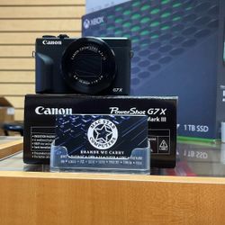 Canon Powershot G7X Mark III