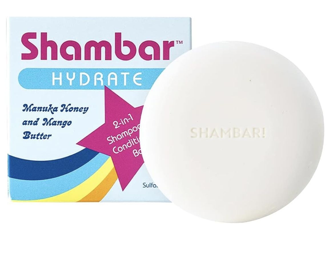 Shambar HYDRATE All Natural Shampoo and Conditioner Bar Sulfate Free
