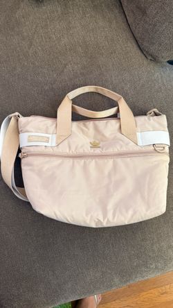 Adidas blush plush tote bag