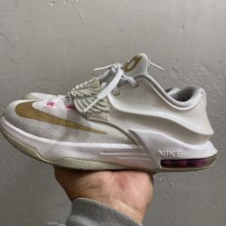  Nike KD 7 Kevin Durant Premium Aunt Pearl 2015 Authentic,  size 6Y 7.5 women’s 