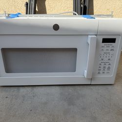 White Over Range Microwave GE