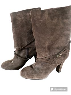 Brown Suede Boots Size 7