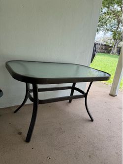 Glass table