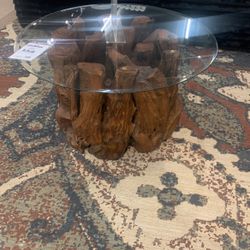 Coffee Table Glass Top Round