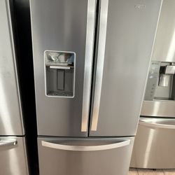 Whirlpool 30” Stainless Steel French Doors Refrigerator 