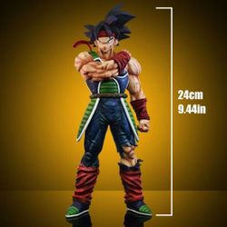 Dragon Ball Z Bardock GK Resin Figure, Unrivaled Saiyan Low-Class Warrior, Space Battle Armor Collectible Statue
