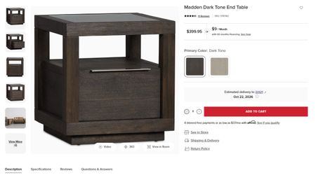 Coffee Table & End table
