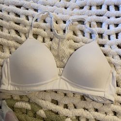 36A White Bra
