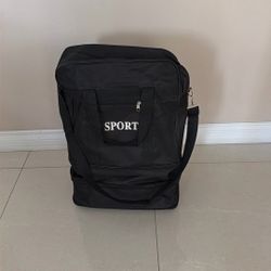 Expandable Suitcase, Folding Oxford Suitcase Bag Suitcase with 360 Degrees Rotation Wheels, $35