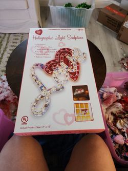 Valentines Holographic Light Sculpture