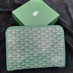 Goyard Jouvence Toiletry Bag PM Green
