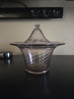 Depression Glass Candy Dish