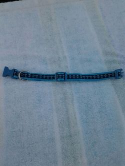 NAUTICAL MARINE DOG COLLAR - MED