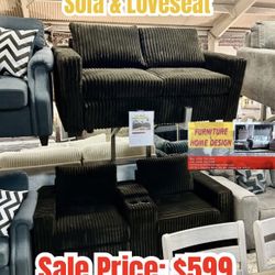 2pcs Sofa Set 