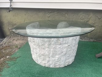 Glass Round Table