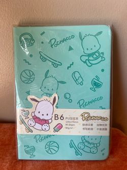 Pochacco leather notebook