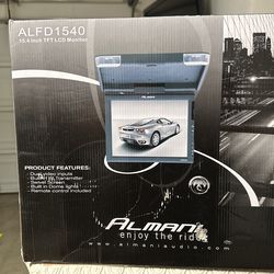 15.4 Flip Down Car Tv