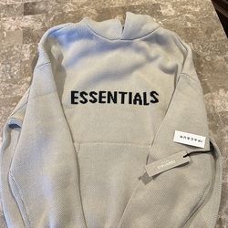 Essentials Knit Hoodie Size L