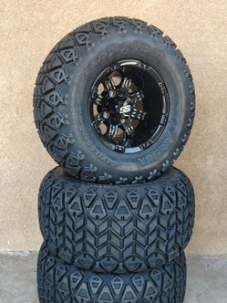 10" golf cart wheels and tires 22x11-10 all terrain