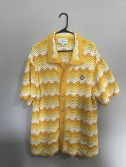 Casablanca Wavy Gradient Shirt Size Large 