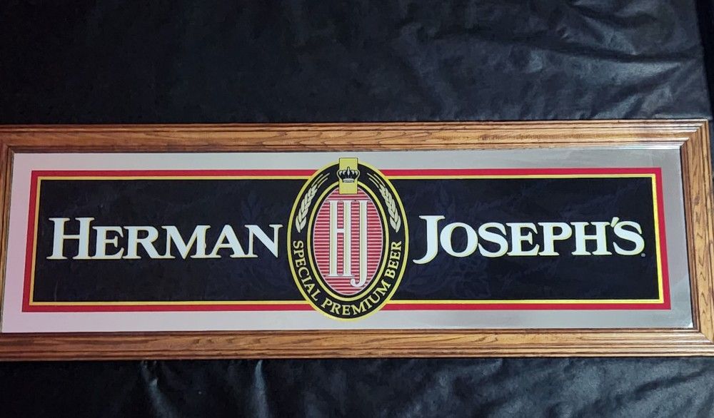 Vintage Antique Herman Joseph's Beer Sign