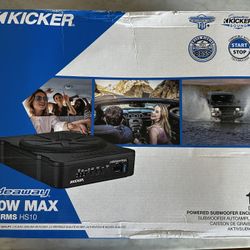 KICKER HS10 Hideaway Compact Powered Subwoofer Enclosure 10" 180W RMS/360W Max