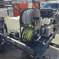 High Pressure Washing Trailer And Soft Wash 